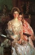 John Singer Sargent Mrs Fiske Warren her Daughter Rachel china oil painting artist